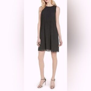 HALOGEN! Worn once! Gorgeous, pleaded dress! Fully lined sleeveless, formal!